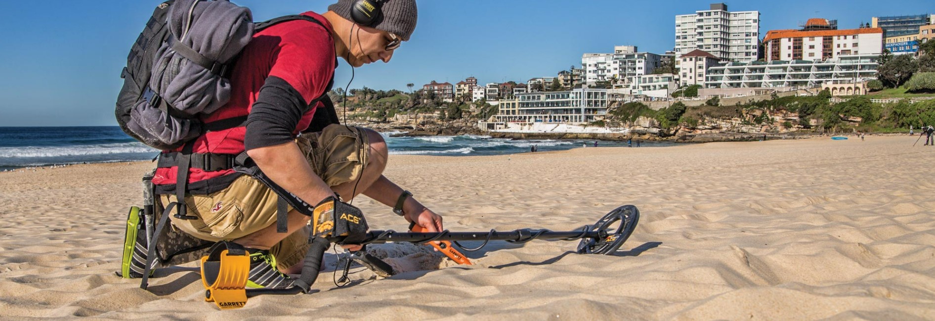 Garrett Ace 300i sur la plage